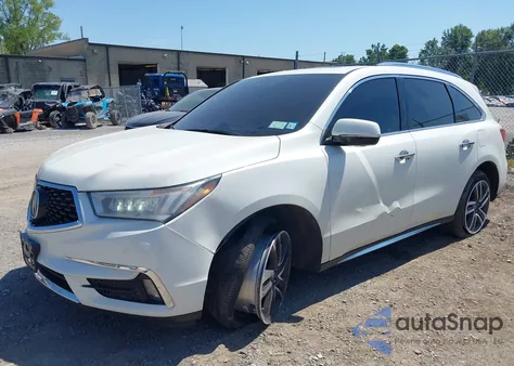 2017 Acura Mdx Advance Package из США, поврежденный, VIN 5FRYD4H82HB043579